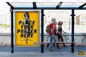 20 Amazing Urban Poster Mockups Psd Poster Mockup Bus Station Poster Mockup Psd