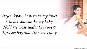 Maybe you would like to learn more about one of these? Ariana Grande Feat Cashmere Cat Be My Baby With Lyrics Youtube