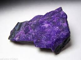Beautiful Raw Sugilite With Banded Hematite And By Solsticestones 78 00 Stones And Crystals Crystals And Gemstones Rocks And Crystals