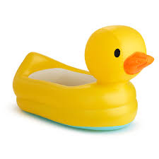 99 free delivery on first order. Munchkin White Hot Inflatable Duck Safety Baby Bath Tub Includes White Hot Technology And Drain Hole Non Slip Surface And Contoured Headrest Yellow Walmart Inflatable Duck Tub Baby Bath Tub Baby