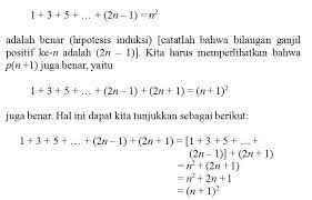 Prinsip induksi matematika untuk setiap bilangan bulat positif n misalkan pn adalah pernyataan yang bergantung pada n. Contoh Soal Induksi Matematika Dan Jawaban Pembahasan