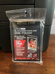 Complete this question to see if you qualify for a free onetouch verio ® brand meter. 5 Ultra Pro One Touch Black Border Rookie Card 35 Point Card Holder Lot Of 5 25 00 Picclick