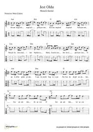 Mustafa Sandal Jest Oldu Gitar Nota Tab Gitaregitim Net Sarkilar
