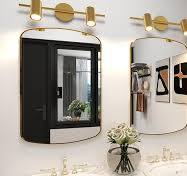 Discount wifi bathroom light Top Sellers Battery operated modern style  vanity lights wall Sconces fixtures with remote control Dimmable bathroom  ...