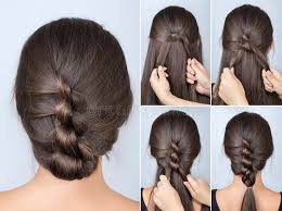 I find this even easier than the traditional french braid since you have. 187 Simple Hairstyle Tutorial Photos Free Royalty Free Stock Photos From Dreamstime