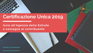 Stante quanto detto sinora i dividendi percepiti da persone fisiche 27, comma 5, del dpr n. Certificazione Unica 2019 Invio All Agenzia Delle Entrate E Consegna Al Contribuente Centocinquanta It