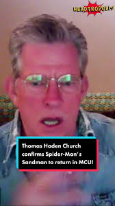 #ThomasHadenChurch told us that his #SpiderMan character #Sandman could  return again in the #MCU! #MarvelStudios #Interview #Movies #TomHolland