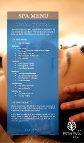 Spa Price List Spa Menu Singapore Spa Menu Spa Massage Spa Prices
