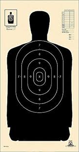 Amazon Com B 29 Shooting Targets Police Silhouette