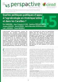 PDF) Quelles politiques publiques d'appui à l'agroécologie en Amérique latine  et dans les Caraïbes ?