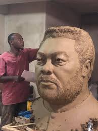 Sculpture made in Ghana