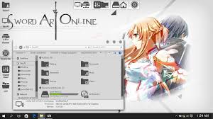 This naruto themepack comes with naruto wallpapers, naruto cursors and of course a bunch of desktop icons. Sao Skinpack Skin Pack Theme For Windows 10