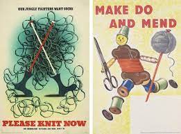 Of the minute cinematic elements, we think that movie posters are an absolute must. Wartime Knitting Posters Knit Darling