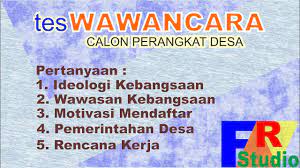 Download contoh soal tes perangkat desa dan kunci jawaban (2018). Soal Tes Ujian Perangkat Desa Tahun 2020 Fr Studio Youtube