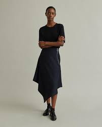 Side Zip Asymmetric Skirt Want Apothecary Us