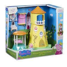 Peppa Pig Princess Rose Garden And Tower Playset With Bed Pillow Swing Mirror Peppa Pig Toys Baby Elephant Toy Peppa Pig