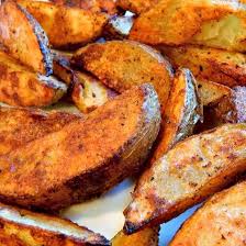 Oven Baked Potato Wedges Magic Skillet Recipe Potato Wedges Baked Baked Potato Wedges Oven Halogen Oven Recipes