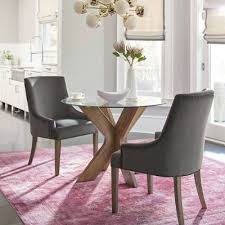 Dark walnut or smooth white oak textile options: Round Glass Table Top Grandin Road Round Glass Table Glass Round Dining Table Round Glass Table Top