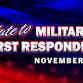 Salute to Military & First Responders event in Kemah, TX