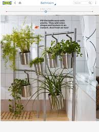 Ikea Grundtal Towel Rack With Grundtal Cutlery Caddys Used For Plants Plan To Get For Pots De Plantes D Interieur Deco Salle De Bain Idee Deco Salle De Bain