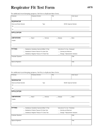 And they need to be designed to professional standards. Respirator Fit Test Form Template Fill Online Printable Fillable Blank Pdffiller