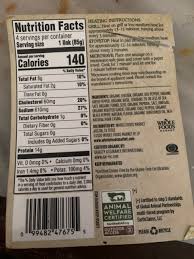 Their products are either certified humane or meet global animal partnership standards, a program meant. Whole Foods Market Chicken Sausage Mild Italian Calories Nutrition Analysis More Fooducate