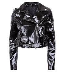 Blue Vanilla Veste Biker Noire Effet Verni New Look Fashion Clothes Feminine Style