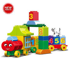 50 Pcs Numbers Train Building Blocks Educational Toy Fashion Toys Electronics Wigs Linens Shoes Diy Educational Toys Building Toys Educational Toys