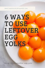 It's important to keep in mind that while many of these dishes are easy desserts to make, eggs can still scramble when being added to hot batters and other liquids so, for the best desserts, ensure that all liquids. 6 Delicious Ways To Use Up Extra Egg Yolks Sweet Savory