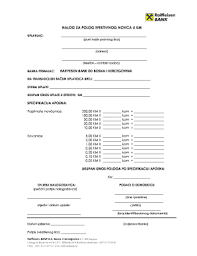 Raiffeisen bank dd bosna i hercegovina. Raiffeisen Online Nalog Fill Online Printable Fillable Blank Pdffiller