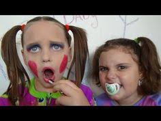 Negative infant young puppy vs cat victoria & annabelle freak father hidden egg gross. Victoria Bad Baby Videos