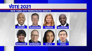 None of the candidates met the criteria to participate. New York City Mayoral Candidates On The Attack Ahead Of Debate Primary Abc7 New York