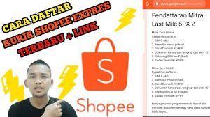 Rohani mempunyai sim c aktif tanggung jawabbutuh segara kurir sim c aktif. Lowongan Kerja Kurir Shopee Expres Terbaru Youtube