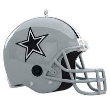 Nfl Dallas Cowboys Helmet Ornament With Sound Cowboys Helmet Dallas Cowboys Decor Nfl Dallas Cowboys