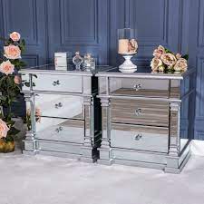 Venetian Mirrored Cabinet Mirrored Bedroom Furniture Glass Bedroom Furniture Bedroom Interior