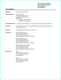 Applying for a first job. Job Simple Resume Format Download Pdf