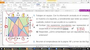 Libro de matematicas de 3 grado de secundaria 2020 contestado ecuaciones no lineales. Matematicas 3 Secuencia 21 Sesion 2 Parte 1 Telesecundaria Youtube
