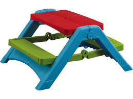 Table de pique nique pour enfant tres solide en bois traité brun dessus 22 po x 48 po x 20 po haut. Table De Pique Nique Pliable Pico Nico 1 03 X 0 86 X 0 49 M 103920