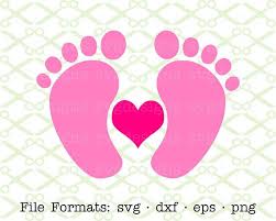 Baby Feet Svg Dxf Eps Png New Baby Svg Baby Svg Baby Etsy New Baby Products Baby Feet Baby Svg