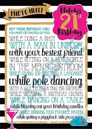 21st Birthday Scavenger Hunt Riddles Birthday Scavenger Photo Hunt Personalized Printable Diy Label Glitter 21st Birthday 30 21st Birthday Girl 21st Birthday Scavenger Hunt 21st Birthday
