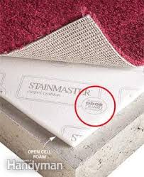 Selecting the right carpet pad (carpet padding, carpet cushion). Basement Carpeting Installing Carpeting In A Finished Basement Diy