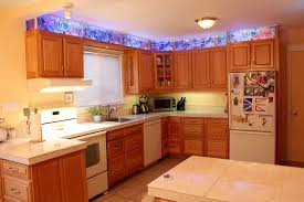 kitchen cabinet faux stained glass and