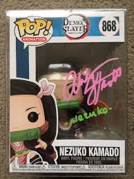 Signed Funko Pop Demon Slayer Nezuko Kamado #868 AUTOGRAPHED Abby Trott  Auto | eBay