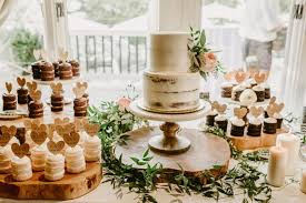 Check out our favorite edible cake decoration ideas to add to your bake. 9 Wedding Dessert Table Ideas To Sweeten Your Reception Decor Junebug Weddings