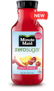 40 calories, nutrition grade (d), problematic ingredients, and more. Zero Sugar Fruit Punch Low Sugar Juice Minute Maid