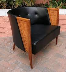 Choose from contactless same day delivery, drive up and more. Black Leather Harvery Probber Style Vintage Barrel Chair