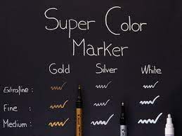 The super color is ideal for decorating all sorts of objects made from plastic, glass, cardboard, etc. Super Color Medium Tip Markers Product Categories Collections