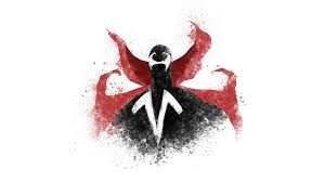 Red And Black Paint Splash Spawn Wallpaper Comic Wallpapers 49971