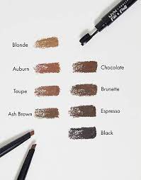 It will easily and without any problems help in contouring the eyebrows, filling them with color and styling. Nyx Professional Makeup Fill Fluff Eyebrow Pomade Pencil Asos