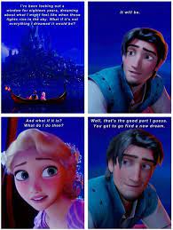 Rapunzel's healing power could or could not have remained, but either way she doesn't get the opportunity to use it on him. 21 Super Ideas For Quotes Disney Princess Flynn Rider Disney Princess Quotes Disney Movie Funny Disney Funny
